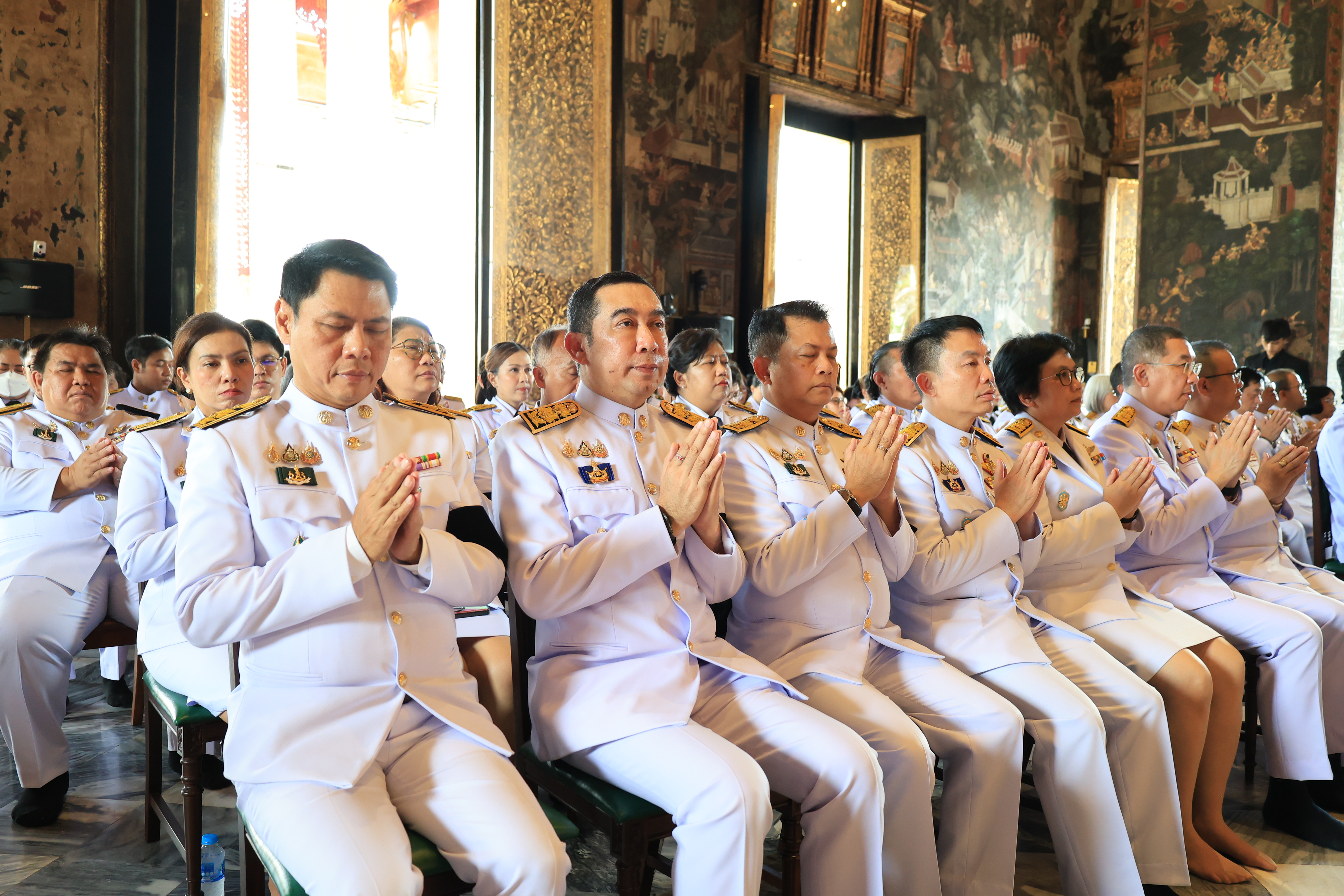 title - ส.ป.ก. ร่วมพิธีสวดพระพุทธมนต์ถวายเป็นพระราชกุศล เนื่องในวันคล้ายวันสวรรคตสมเด็จพระนางเจ้าสิริกิติ์ พระบรมราชินีนาถ พระบรมราชชนนีพันปีหลวง 24 ตุลาคม 2569